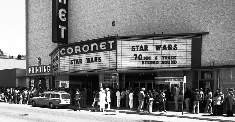 Illustration for article titled A Brief Visual History of People Waiting in Line for Star Wars